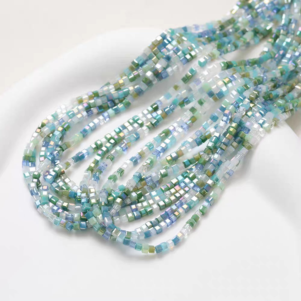 2.5mm Cubic Colorful Seed Beads