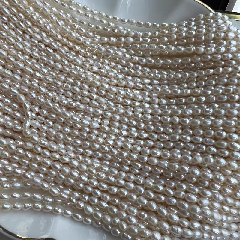 3-3.5mm Rice Shape Freshwater Pearls