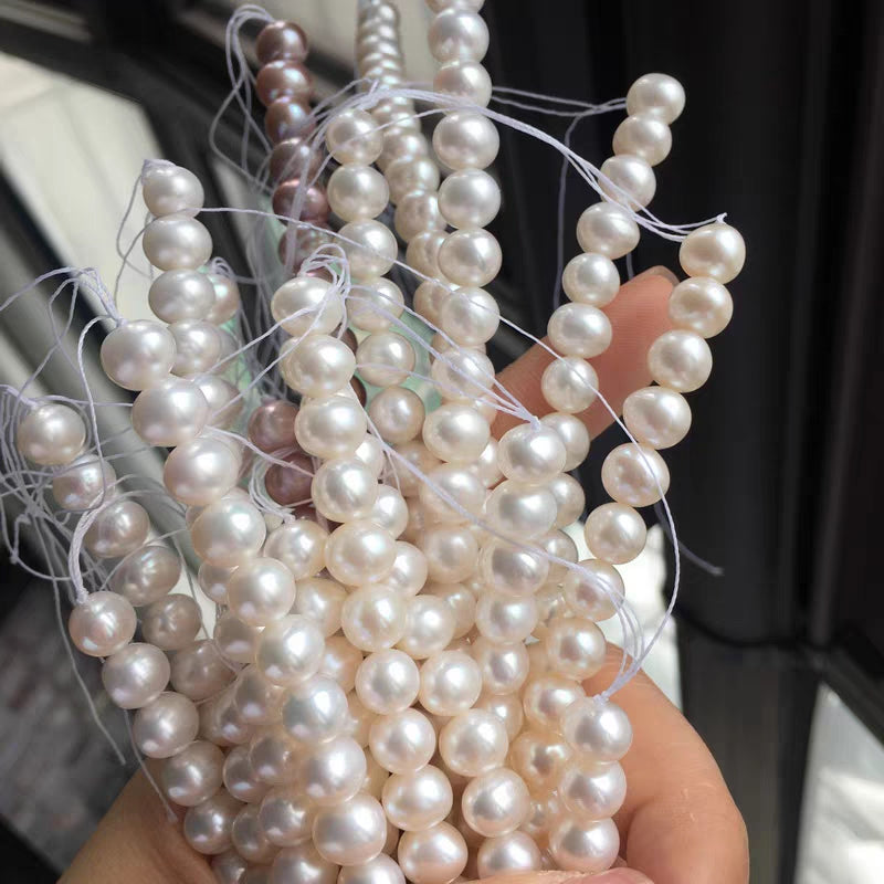 8-9mm Round Shape Freshwater Pearls