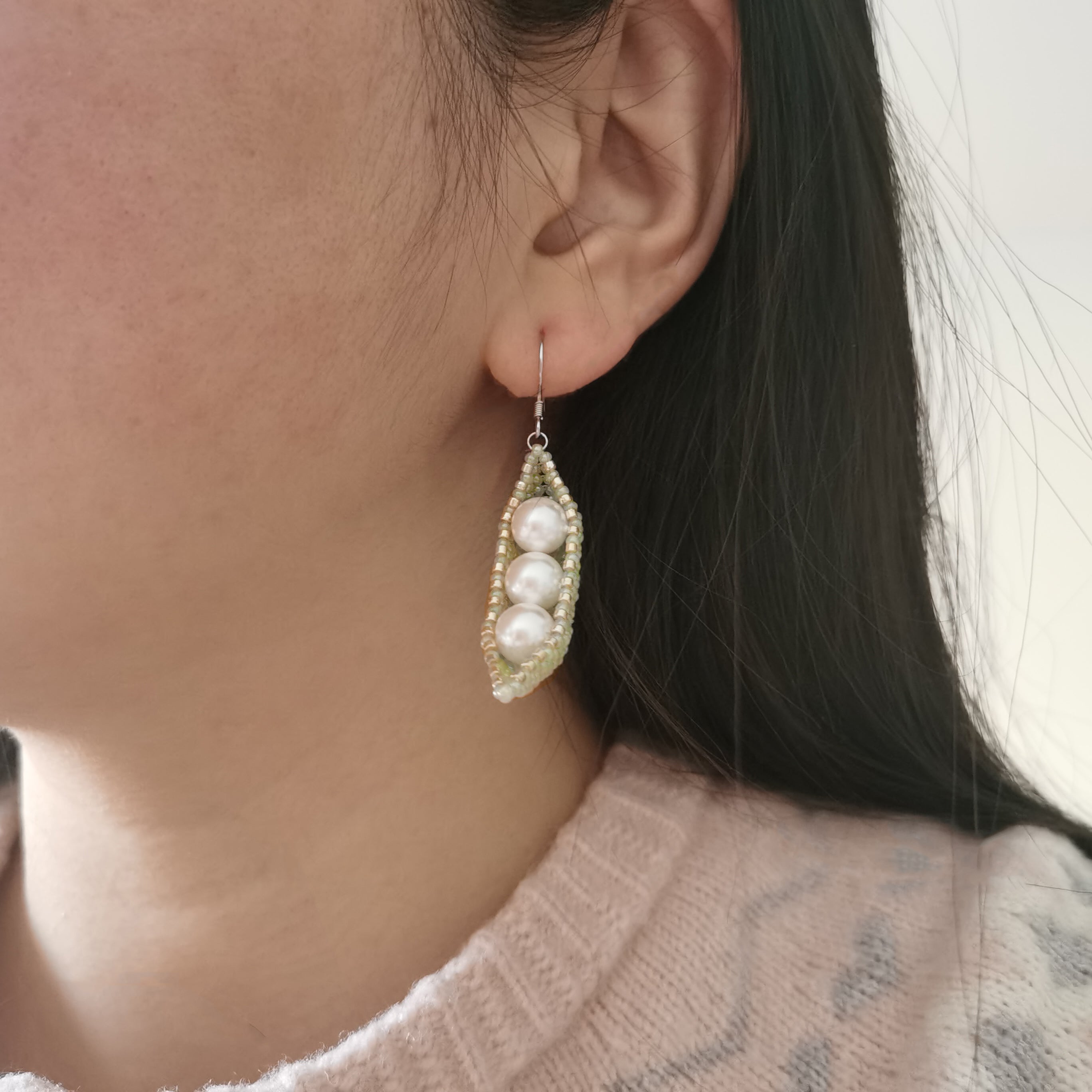 Kit - Pea Pot Pearl Earrings