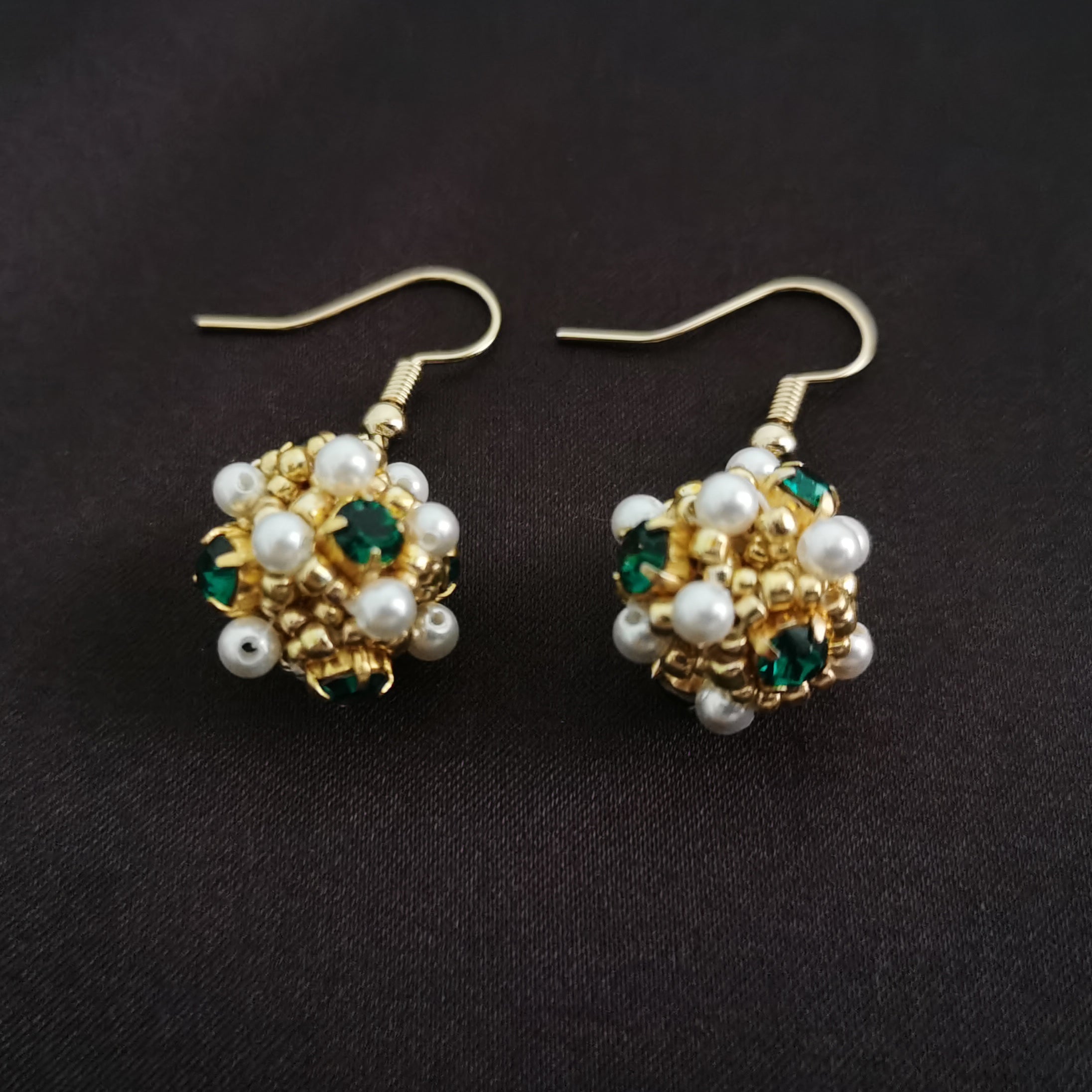 Kit - Flower Ball Pearl Earrings