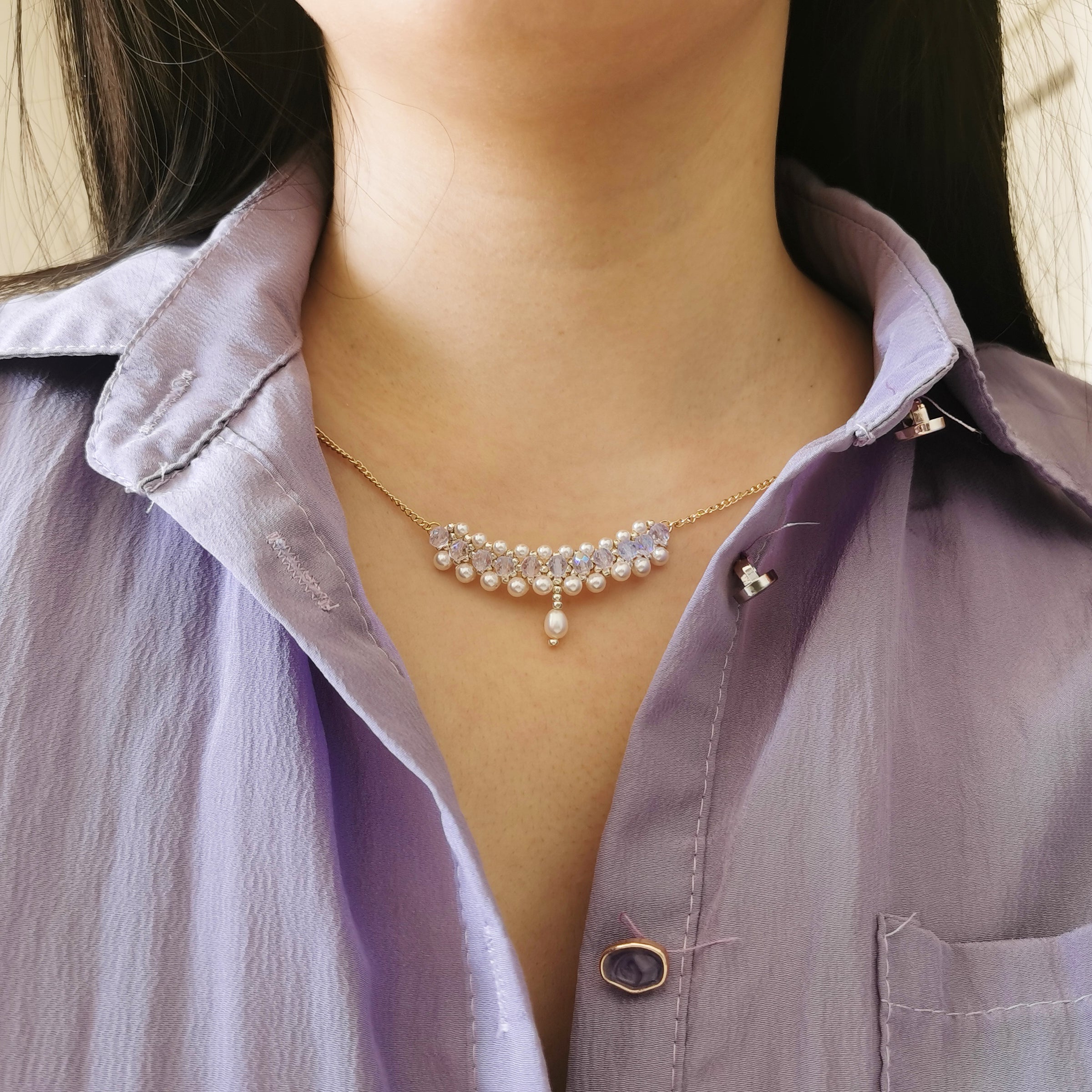 Kit - Lavender Colored Necklace