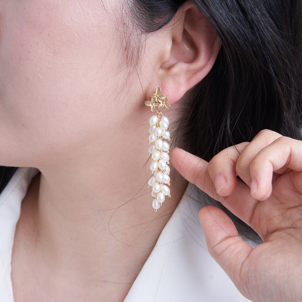 Vine Pearl Earrings