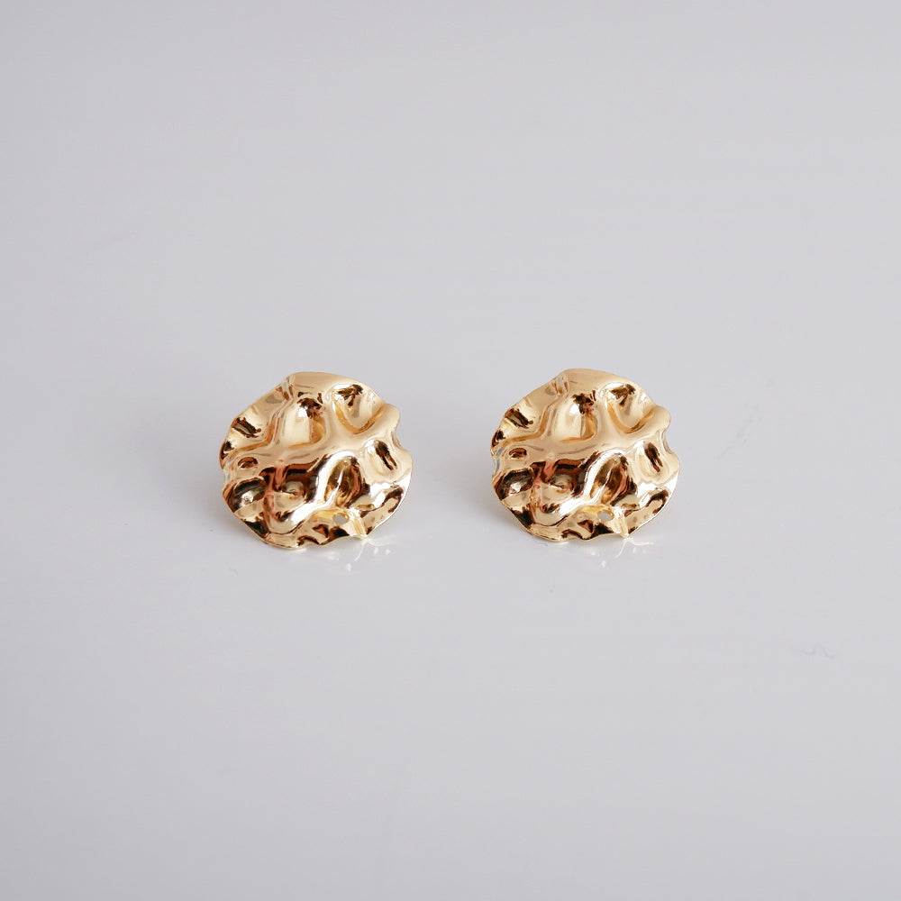 Corrugated Stud Earrings