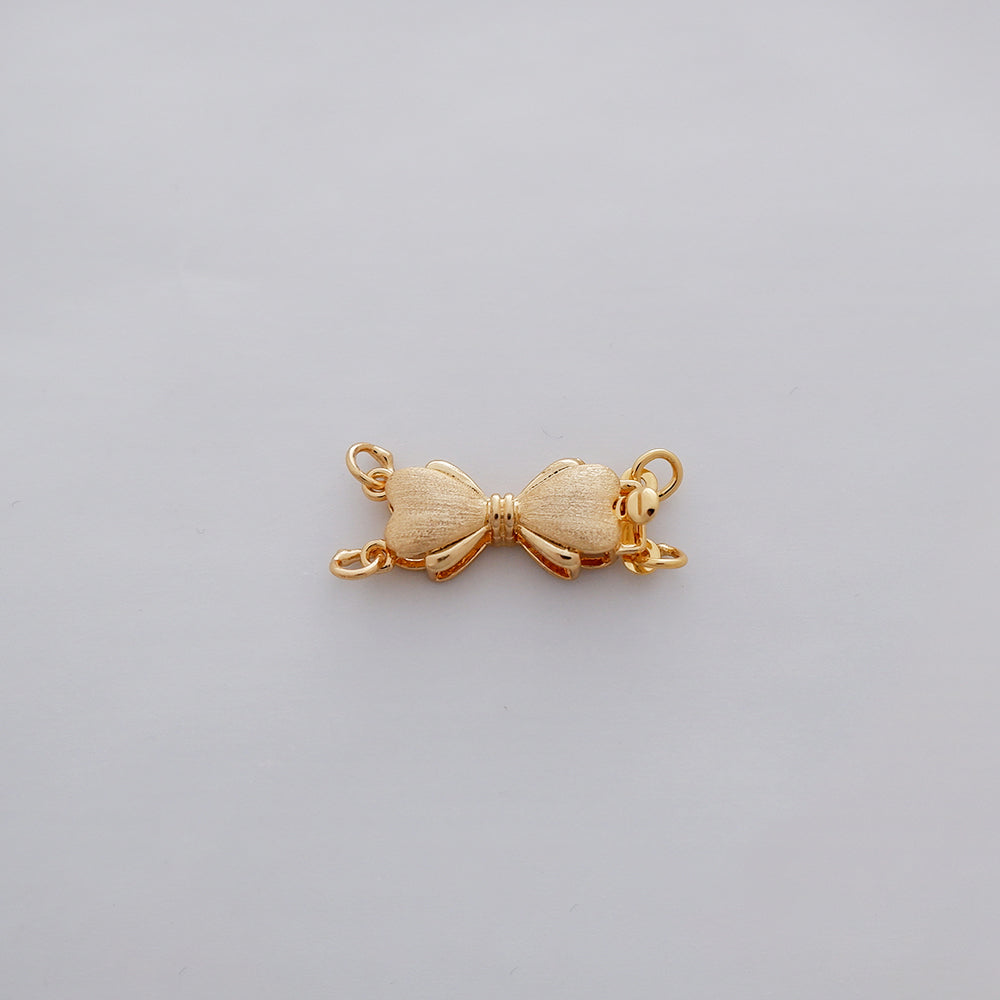 Matte Hairline Bowknot Clasp