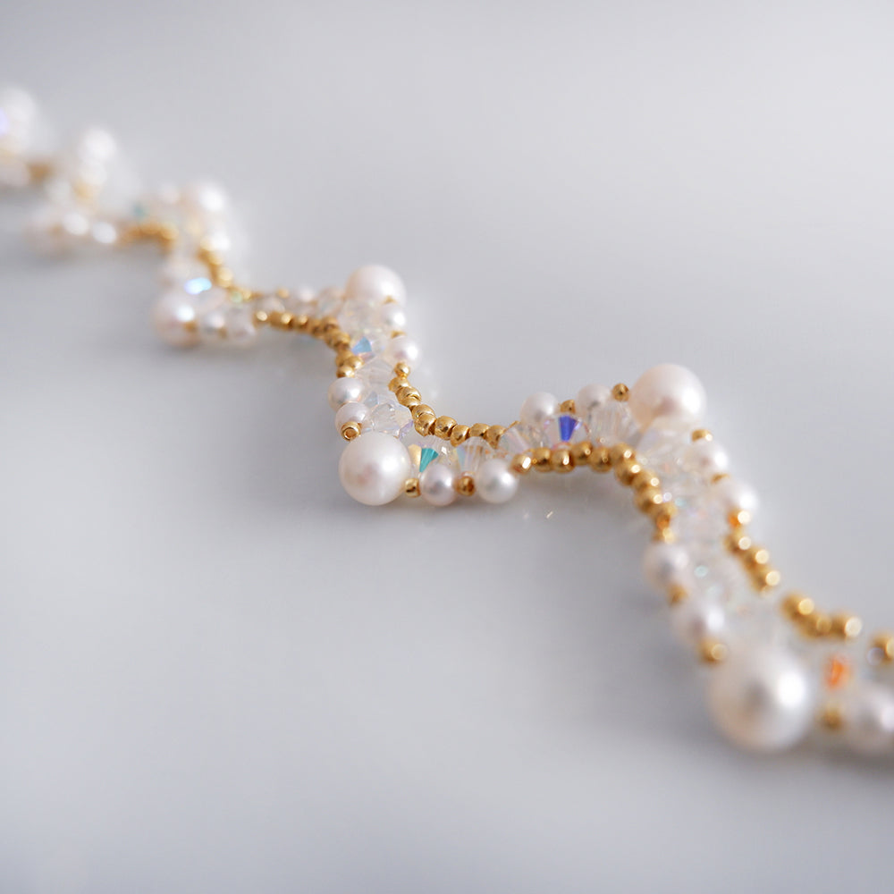 Kit - Wavy Pearl Necklace